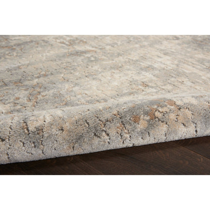 Nourison Concerto Distressed Abstract Beige Grey Area Rug