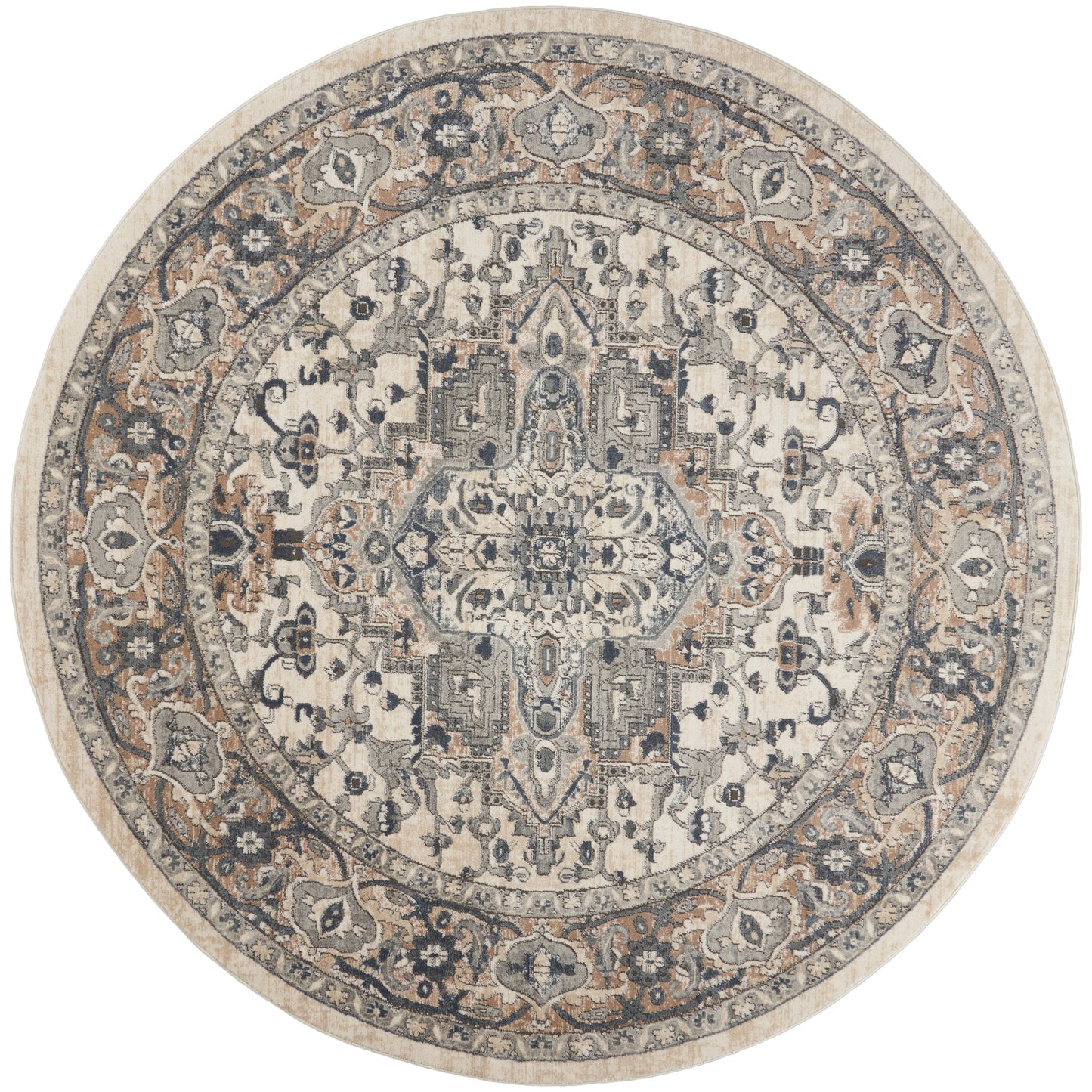 Nourison Concerto Classic Persian Medallion Area Rug.