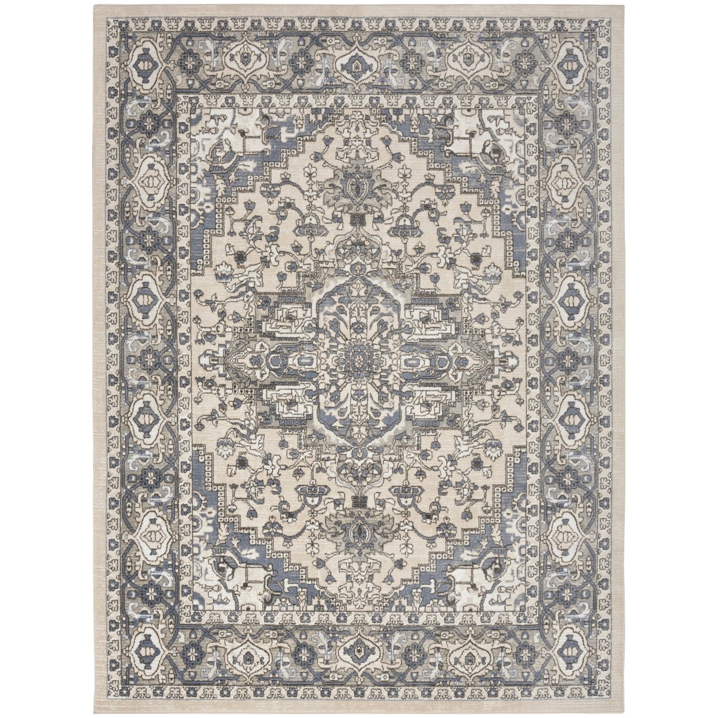 Nourison Concerto Classic Persian Medallion Area Rug.