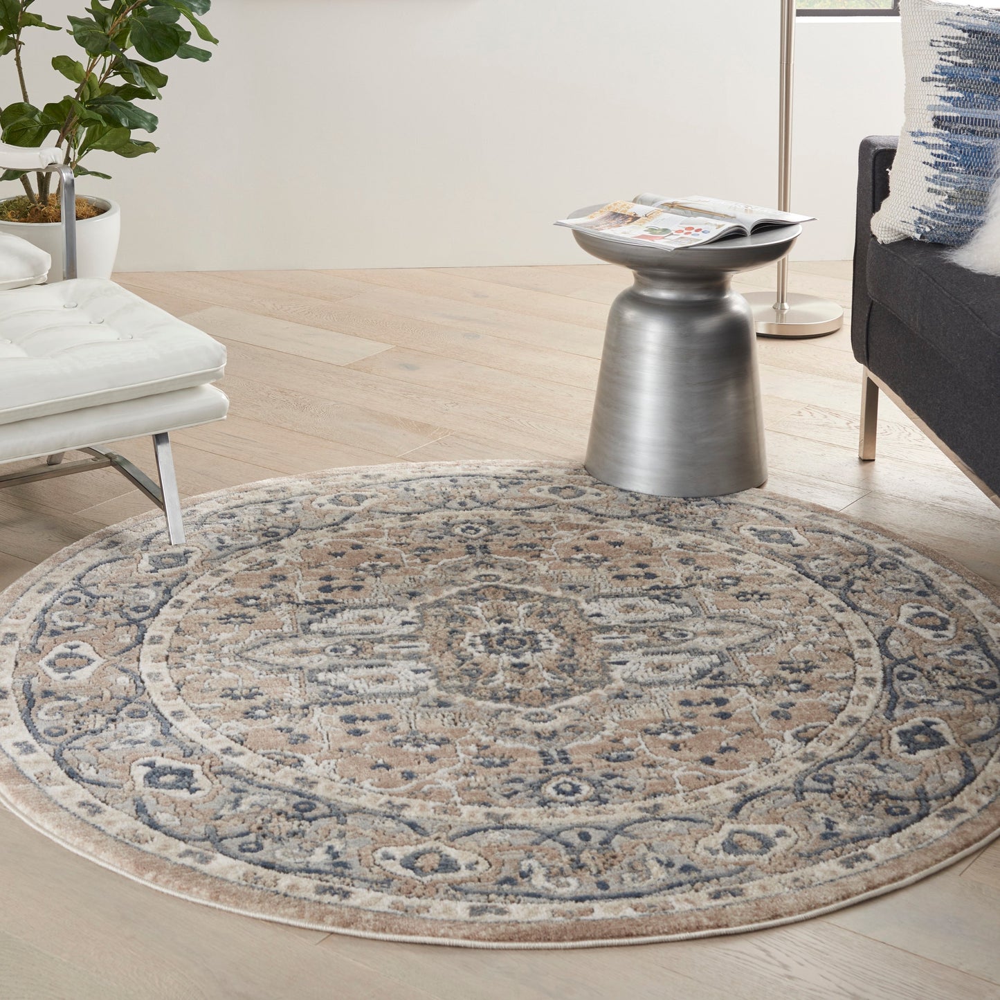 Nourison Concerto Classic Persian Medallion Area Rug.