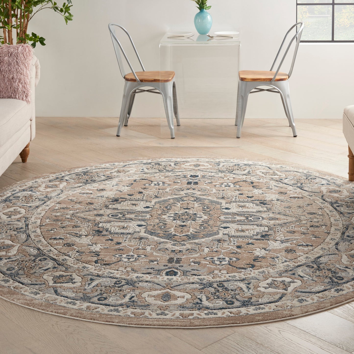 Nourison Concerto Classic Persian Medallion Area Rug.