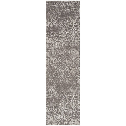 Nourison Damask Distressed Contemporary Area Rug