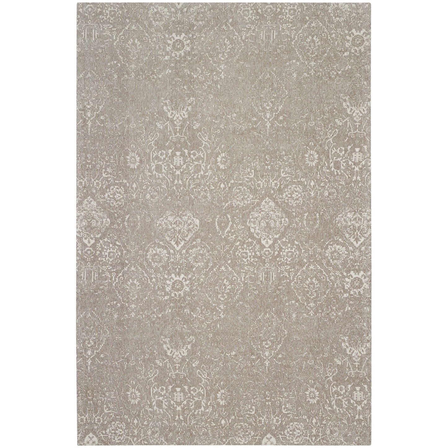 Nourison Damask Distressed Contemporary Area Rug