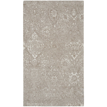 Nourison Damask Distressed Contemporary Area Rug