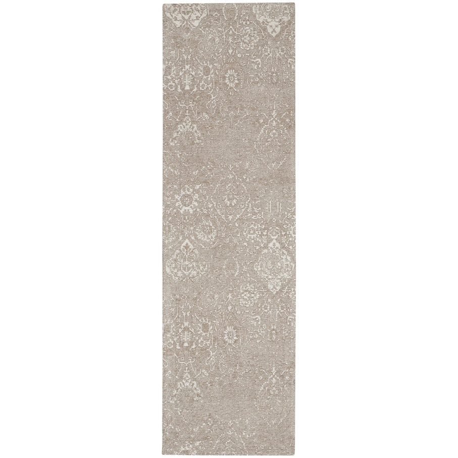 Nourison Damask Distressed Contemporary Area Rug