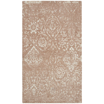 Nourison Damask Distressed Contemporary Area Rug