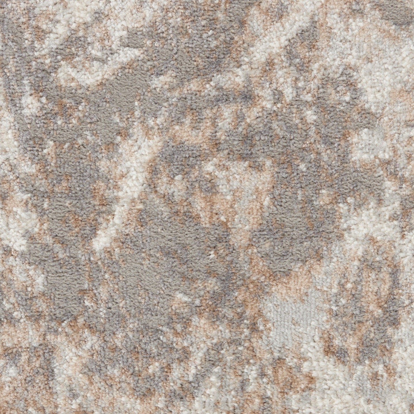 Nourison Elation Modern Abstract Ivory Grey Area Rug