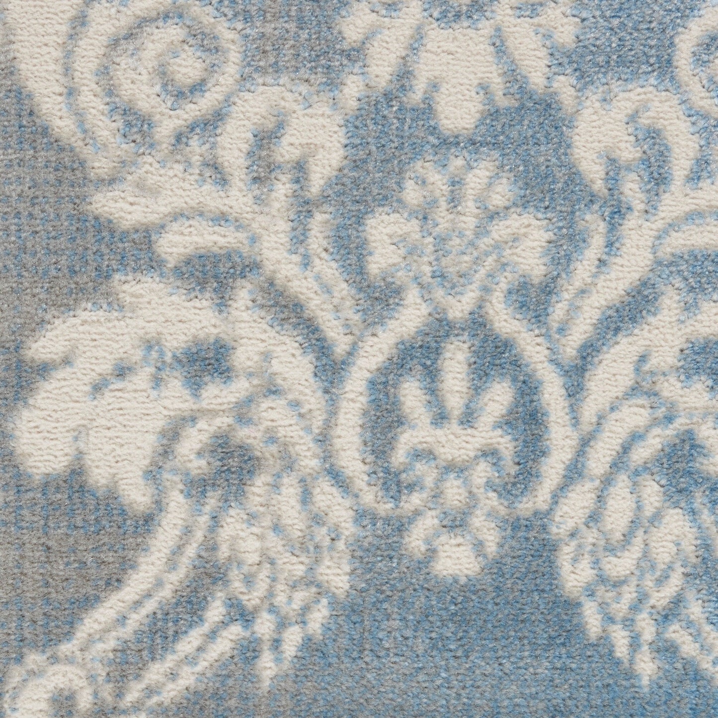 Nourison Elation Damask Pattern French Country Area Rug