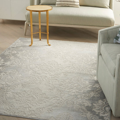 Nourison Elation Damask Pattern French Country Area Rug