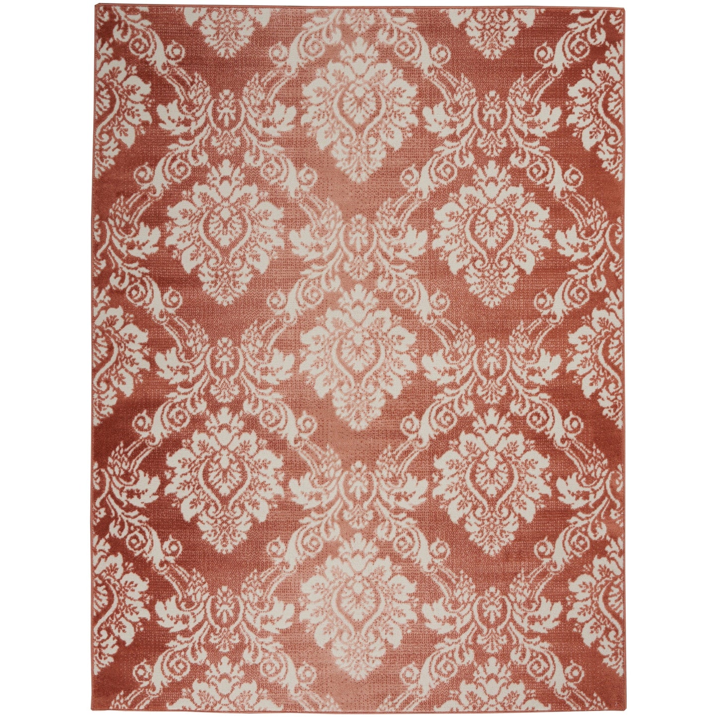 Nourison Elation Damask Pattern French Country Area Rug
