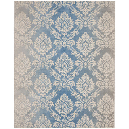 Nourison Elation Damask Pattern French Country Area Rug