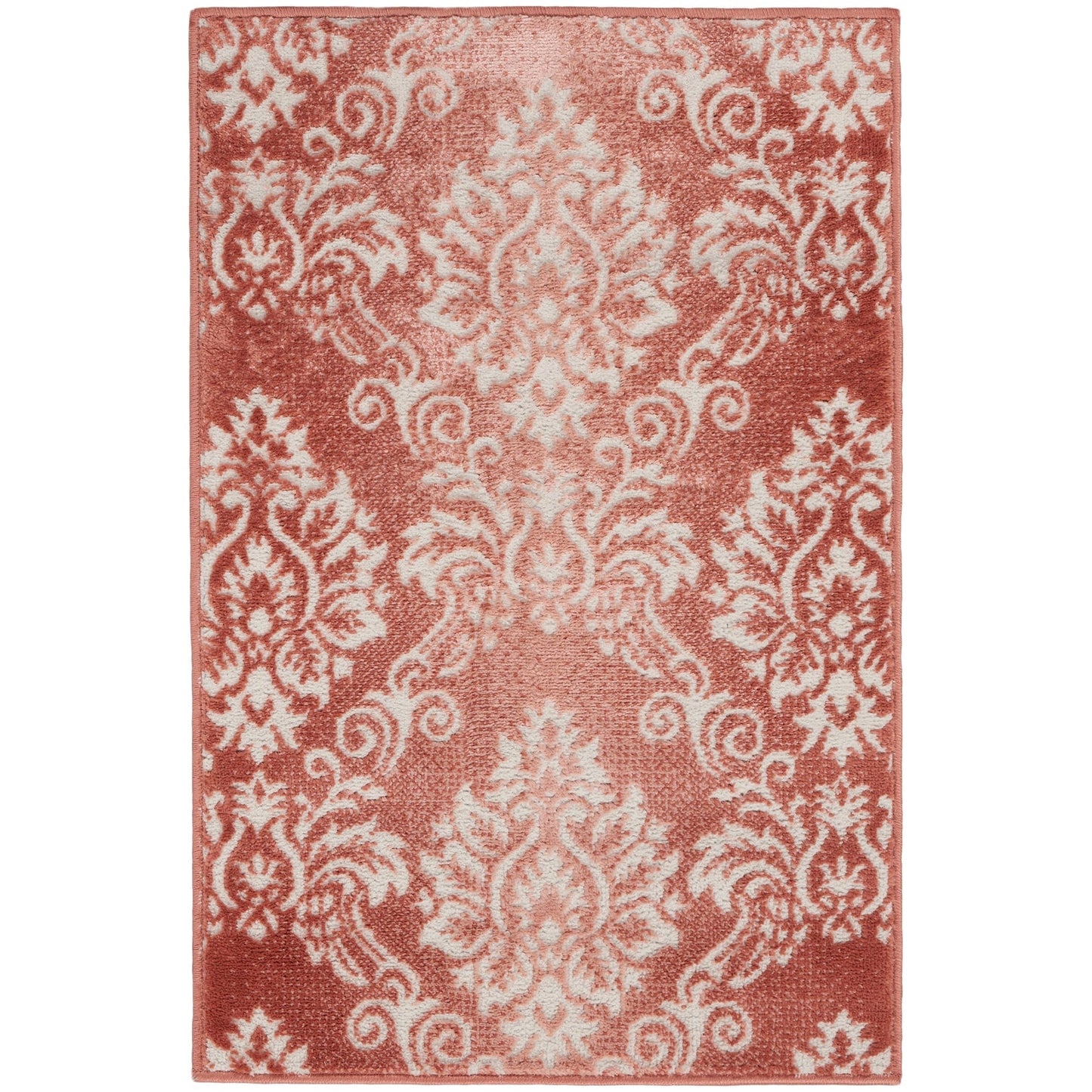 Nourison Elation Damask Pattern French Country Area Rug