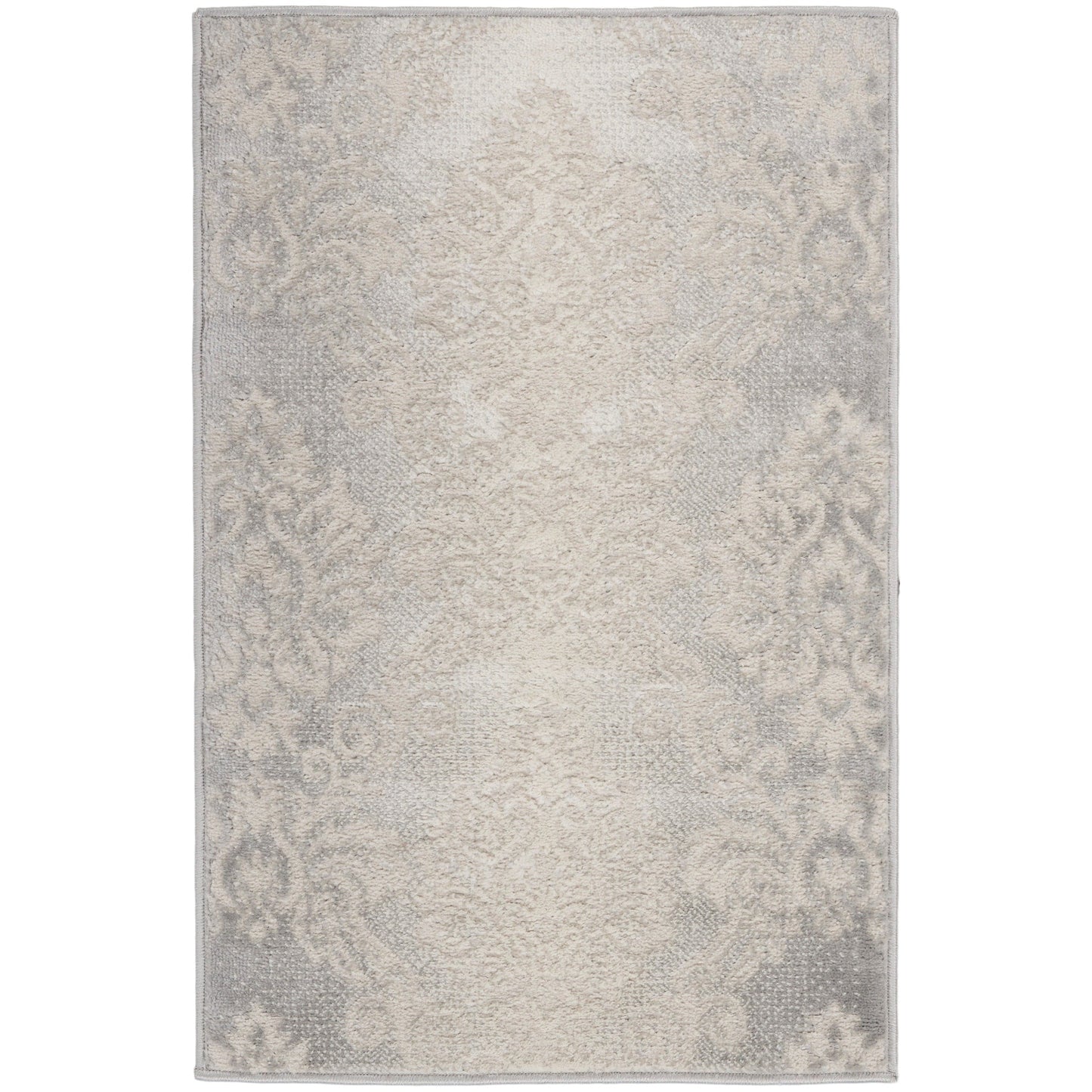 Nourison Elation Damask Pattern French Country Area Rug