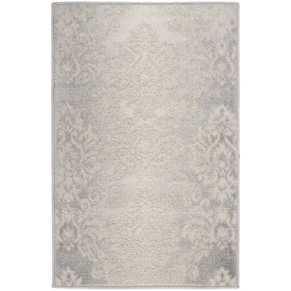 Nourison Elation Damask Pattern French Country Area Rug