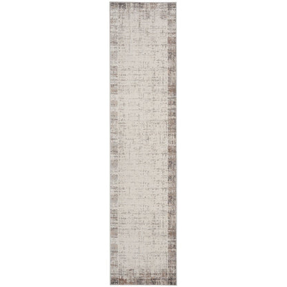 Nourison Emily Indoor only Ivory Grey Abstract Area Rug