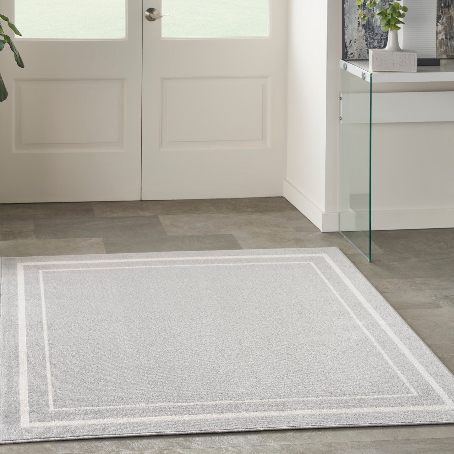 Nourison Essentials Indoor/Outdoor Solid Area Rug