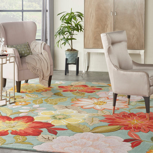 Nourison Fantasy Floral Wildflowers Area Rug