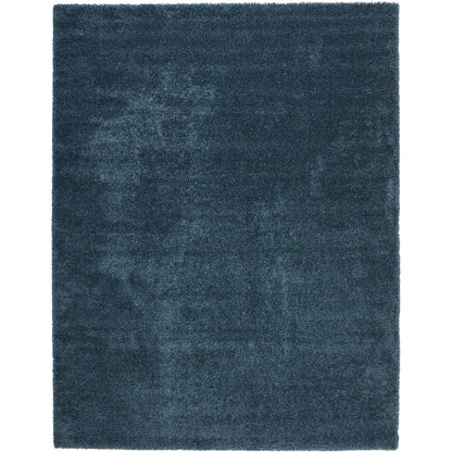 Nourison Malibu Shag Modern Plush Solid Area Rug