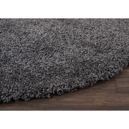 Nourison Malibu Shag Modern Plush Solid Area Rug