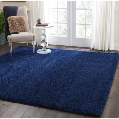 Nourison Malibu Shag Modern Plush Solid Area Rug