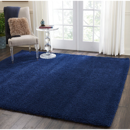 Nourison Malibu Shag Modern Plush Solid Area Rug