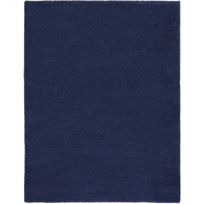 Nourison Malibu Shag Modern Plush Solid Area Rug