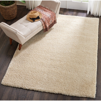 Nourison Malibu Shag Modern Plush Solid Area Rug