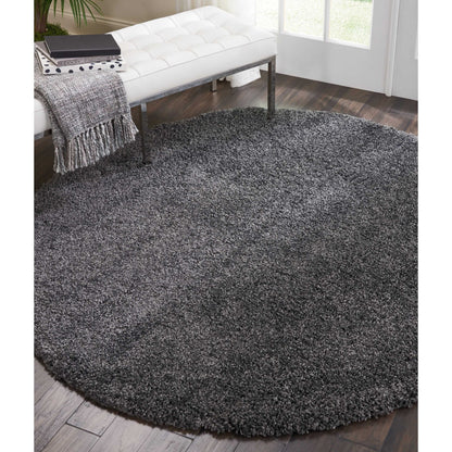 Nourison Malibu Shag Modern Plush Solid Area Rug