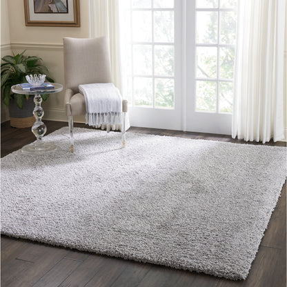 Nourison Malibu Shag Modern Plush Solid Area Rug