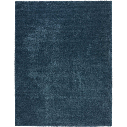 Nourison Malibu Shag Modern Plush Solid Area Rug