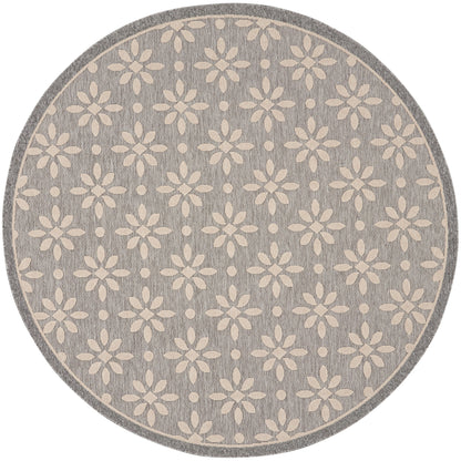 Nourison Palamos Modern Floral Hi Low Geometric Indoor Outdoor Area Rug