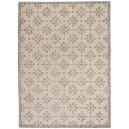 Nourison Palamos Modern Floral Hi Low Geometric Indoor Outdoor Area Rug