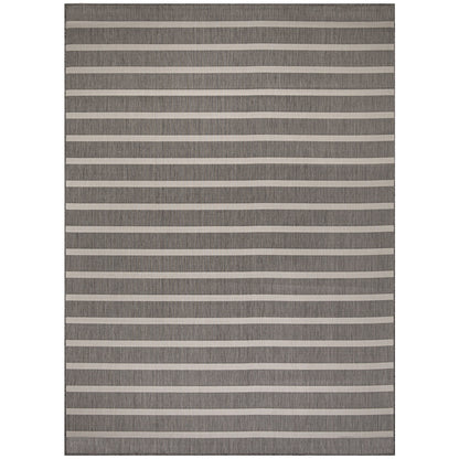 Nourison Selerno Indoor/Outdoor Striped Area Rug.