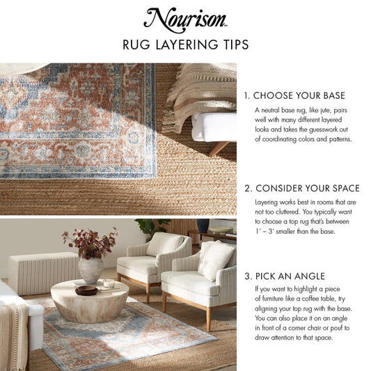 Nourison Textured Home Indoor Abstract Area Rug