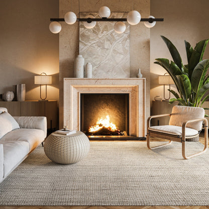 Nuloom Ashli Solid Farmhouse Jute Area Rug