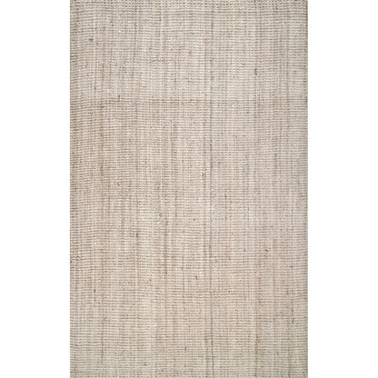 Nuloom Ashli Solid Farmhouse Jute Area Rug