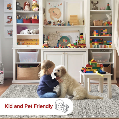 Nuloom Hart SpinClean Abstract Tribal Machine Washable Area Rug