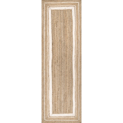 Nuloom Rikki Coastal Braided Jute Area Rug