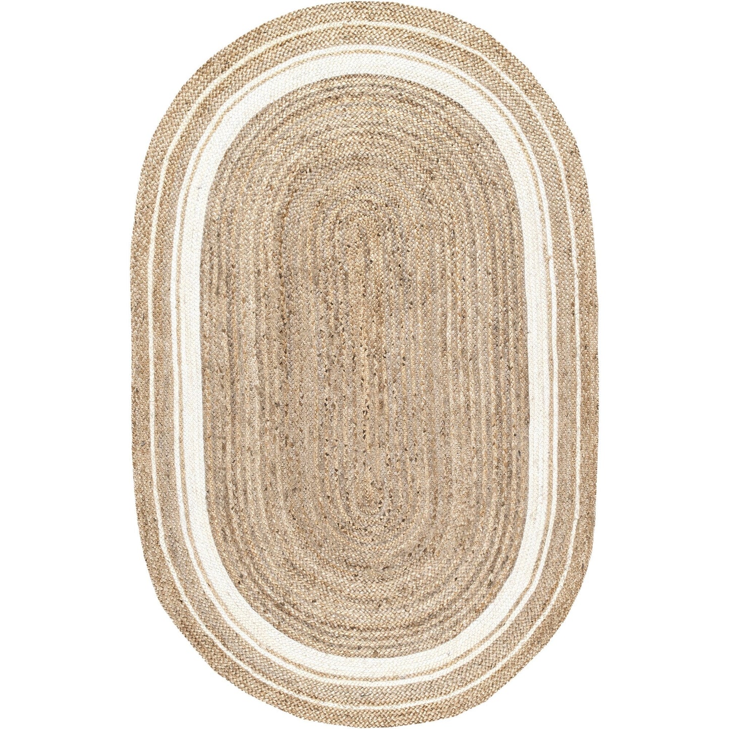 Nuloom Rikki Coastal Braided Jute Area Rug