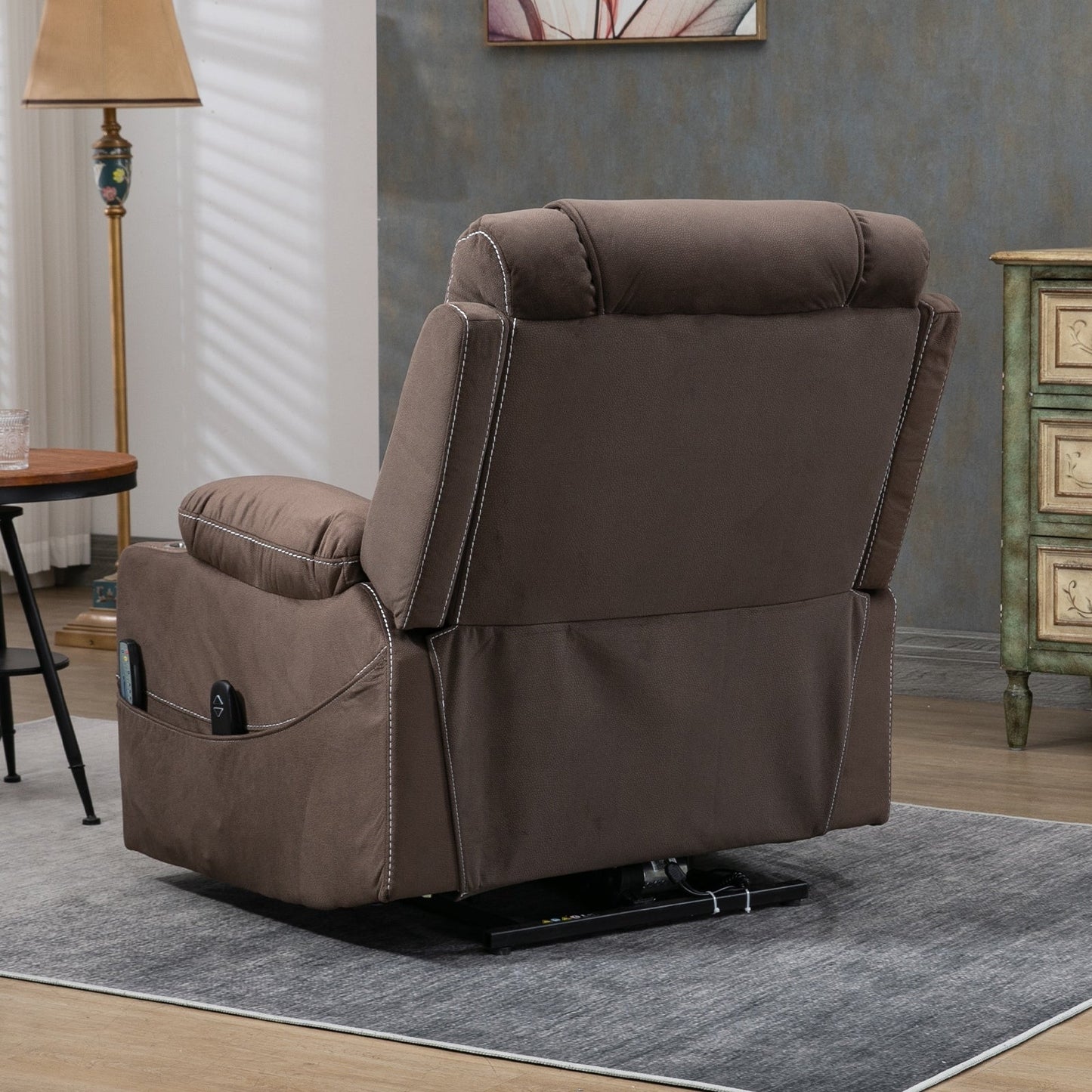 Fauteuil inclinable électrique surdimensionné pour personnes âgées, 400 lb.