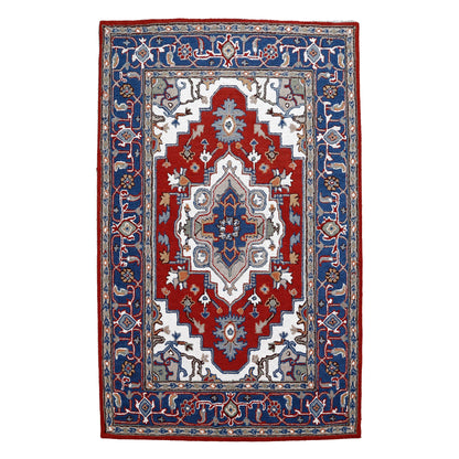 George Towne Living Persian Floral Luxury Handmade Traditional Persian Wool Area Rug
