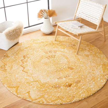 SAFAVIEH Handmade Marquee Carlijn Modern Medallion Wool Rug