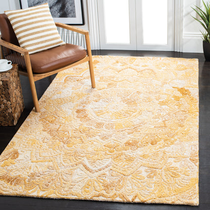 SAFAVIEH Handmade Marquee Carlijn Modern Medallion Wool Rug