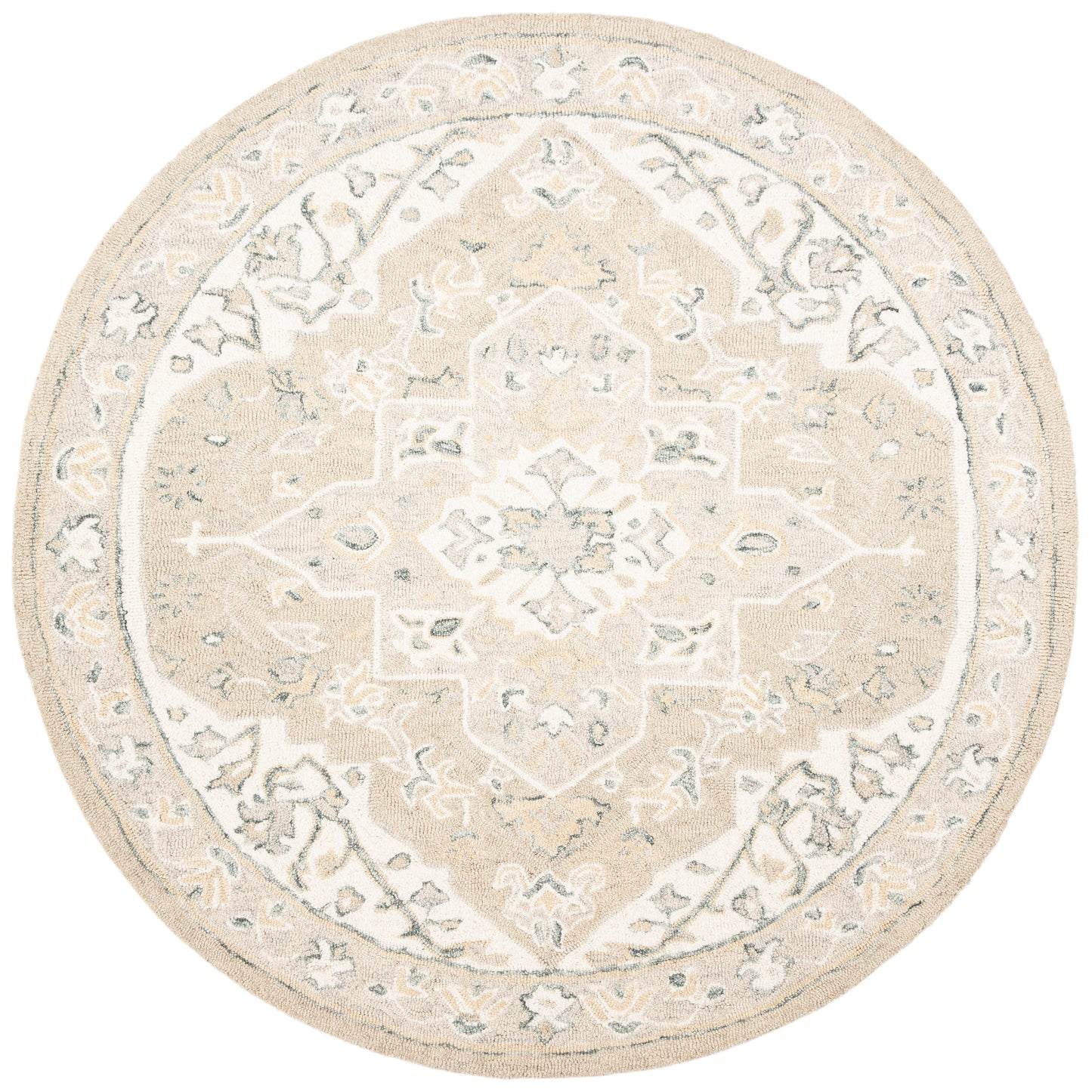 SAFAVIEH Handmade Micro-Loop Selveta Wool Rug