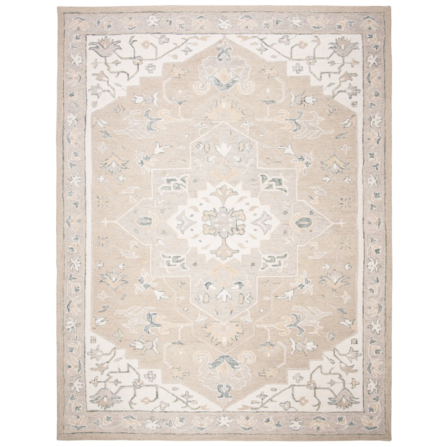 SAFAVIEH Handmade Micro-Loop Selveta Wool Rug