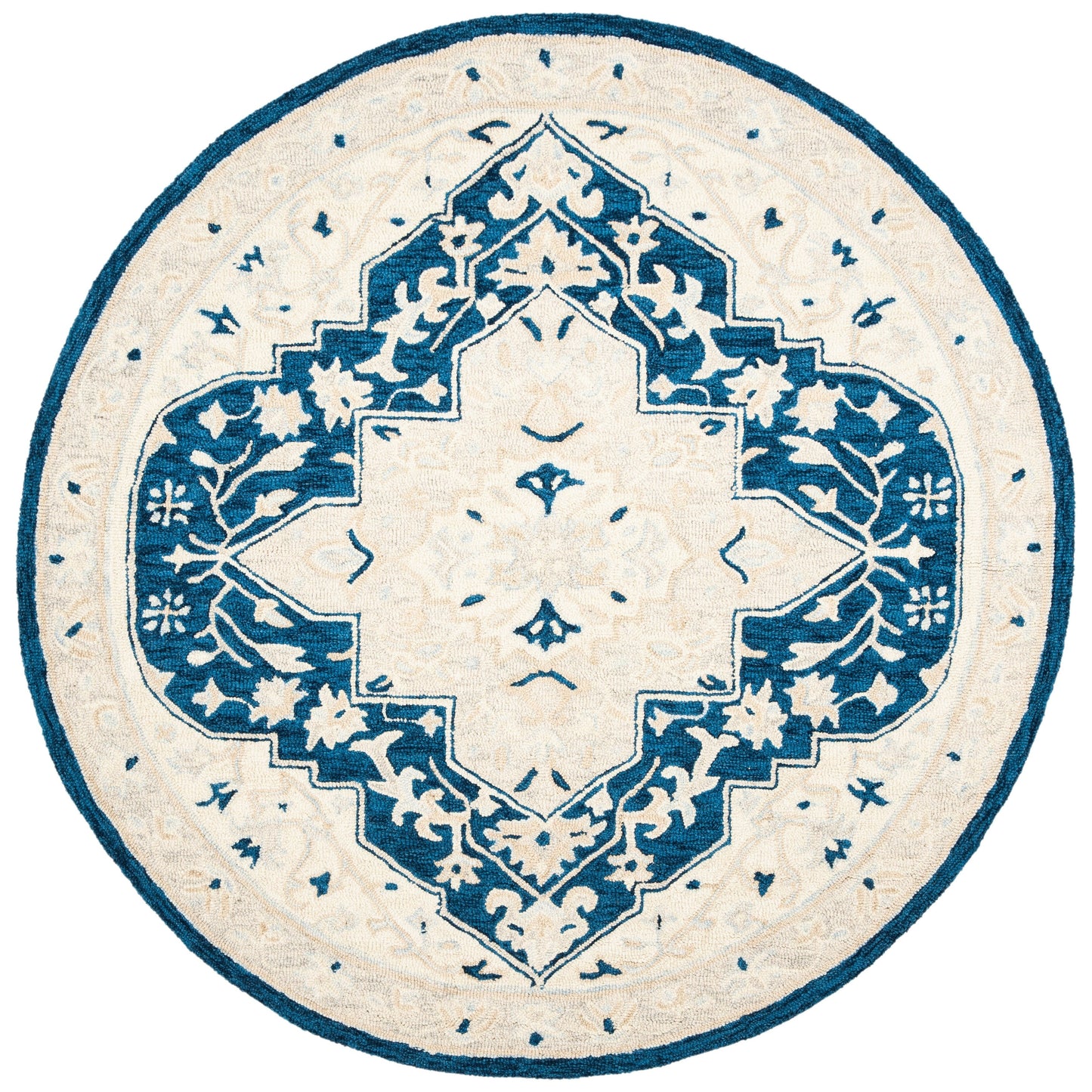 SAFAVIEH Handmade Micro-Loop Selveta Wool Rug