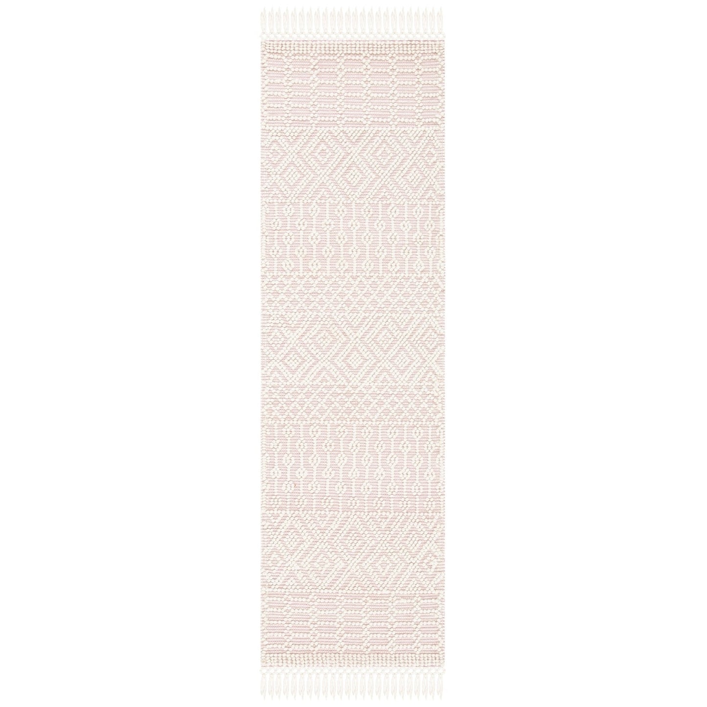 SAFAVIEH Handmade Natura Estel Wool Fringe Rug