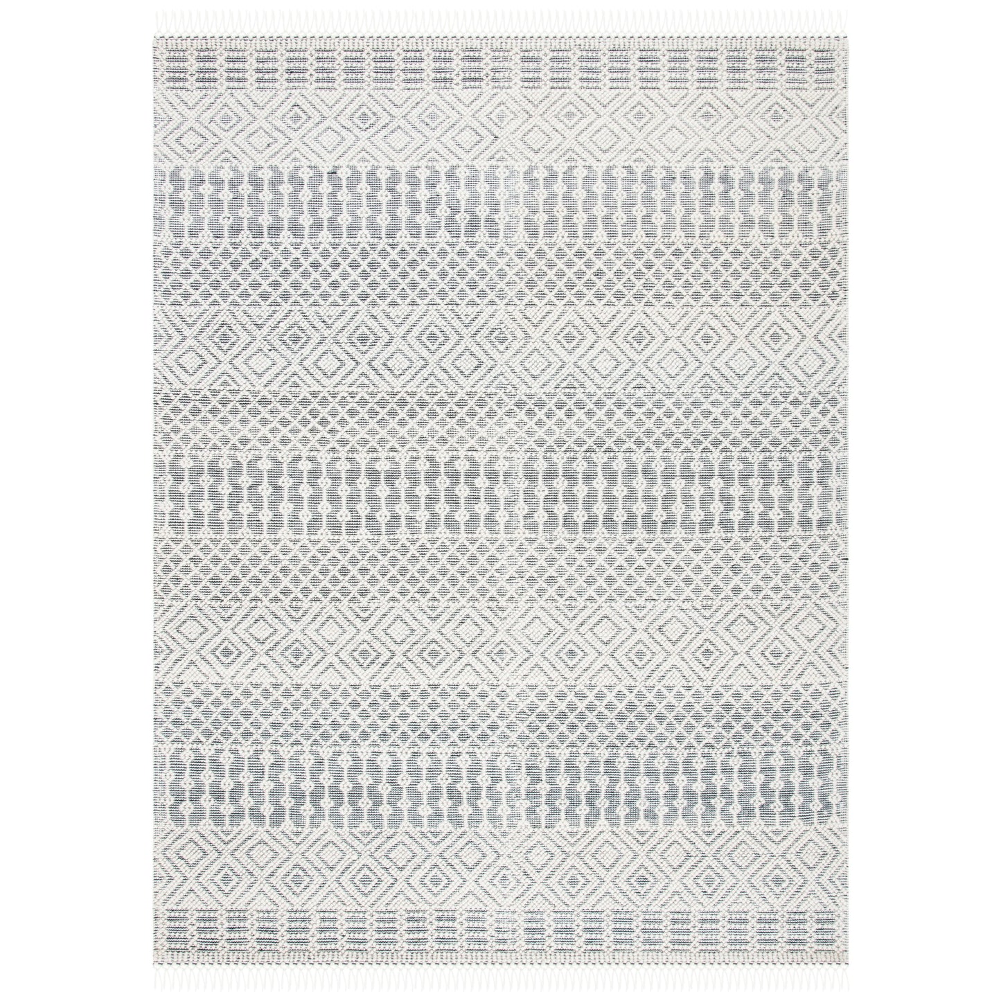 SAFAVIEH Handmade Natura Estel Wool Fringe Rug