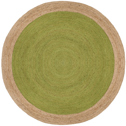 SAFAVIEH Handmade Natural Fiber Jolette Bordered Round Jute Rug