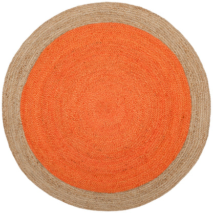 SAFAVIEH Handmade Natural Fiber Jolette Bordered Round Jute Rug